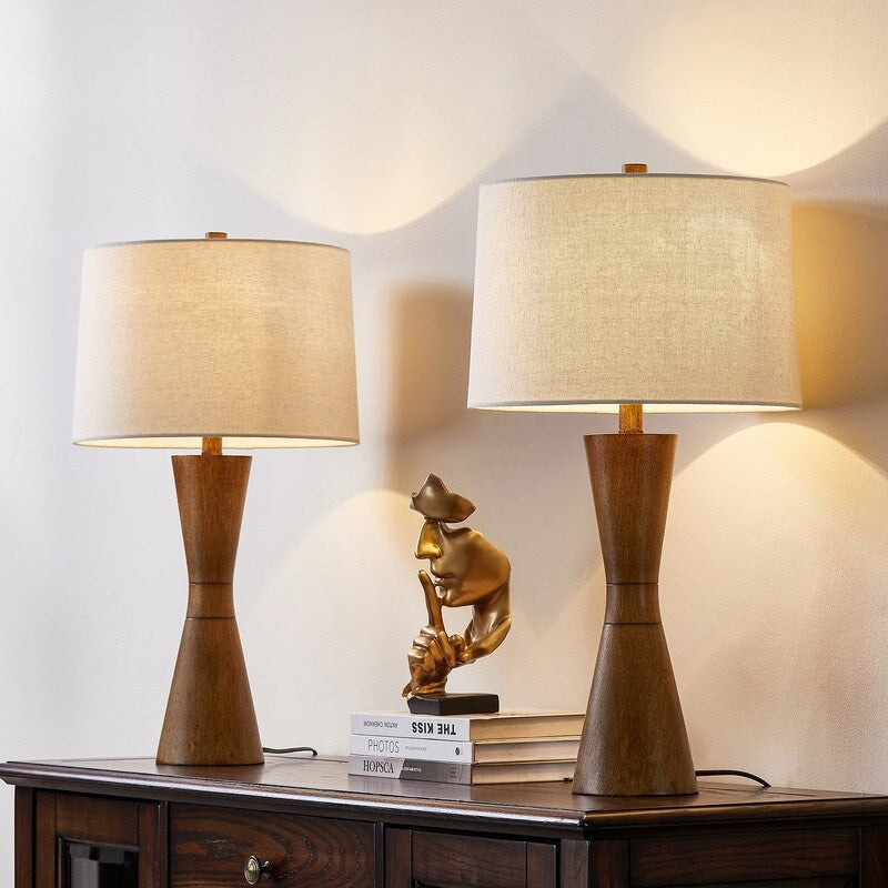 Ensemble de lampes de table vieillies KAWOTI 27 (lot de 2)