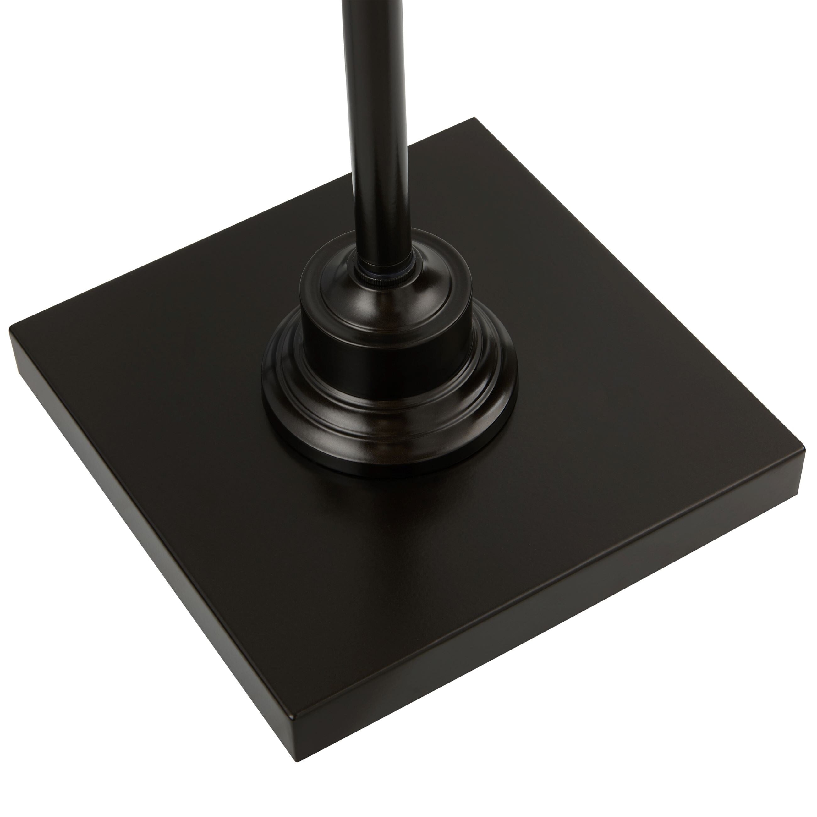 Lampadaire KAWOTI 60,5'' à 2 lumières avec abat-jour en tissu Empire