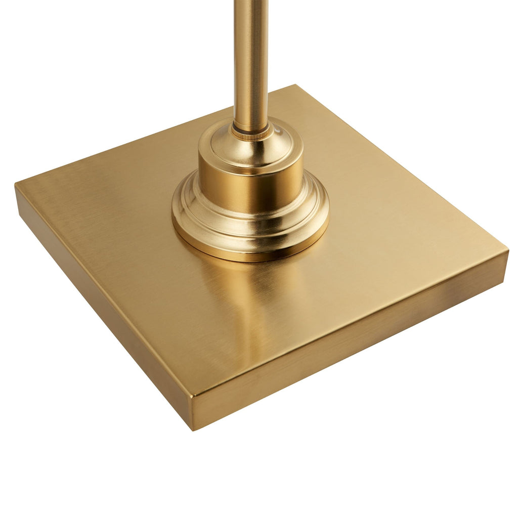 Lampadaire KAWOTI 60,5'' à 2 lumières avec abat-jour en tissu Empire