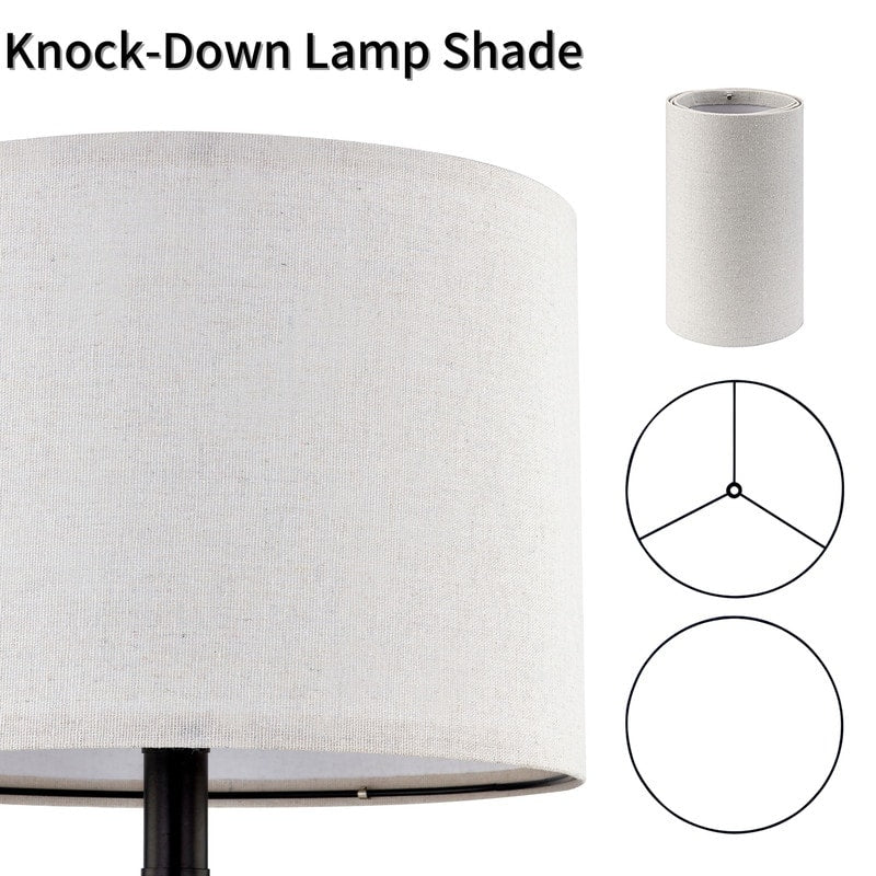 Ensemble de lampes de table à commande tactile KAWOTI avec ports USB (lot de 2)