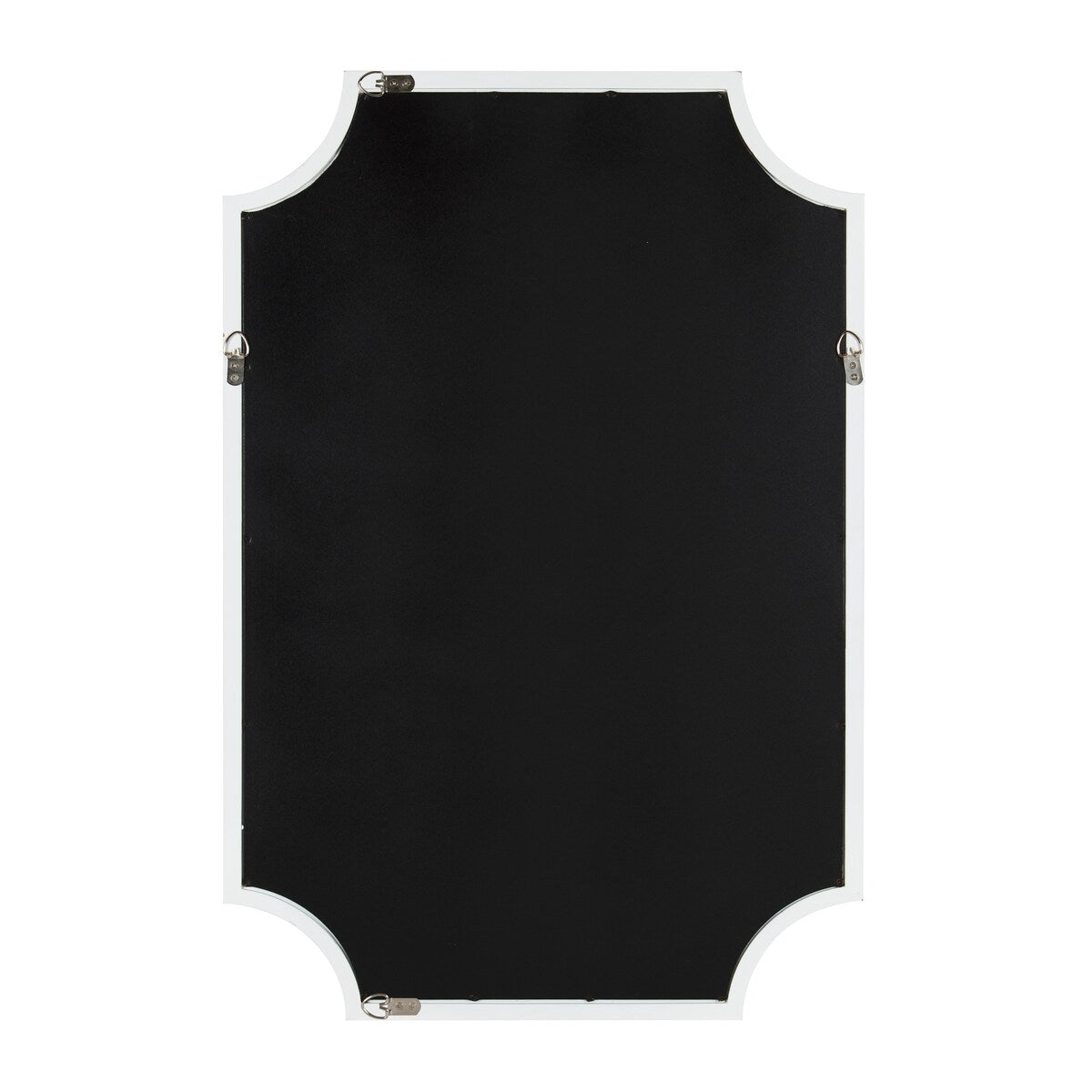 Miroir encadré en bois festonné Kate et Laurel Hogan