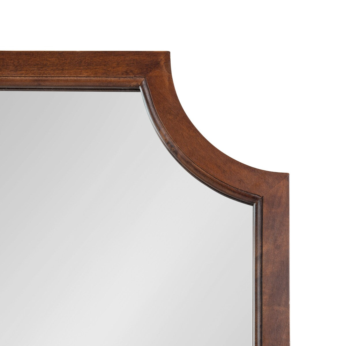 Miroir encadré en bois festonné Kate et Laurel Hogan