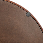 Plateau décoratif rond Kate et Laurel Lipton avec poignées en métal