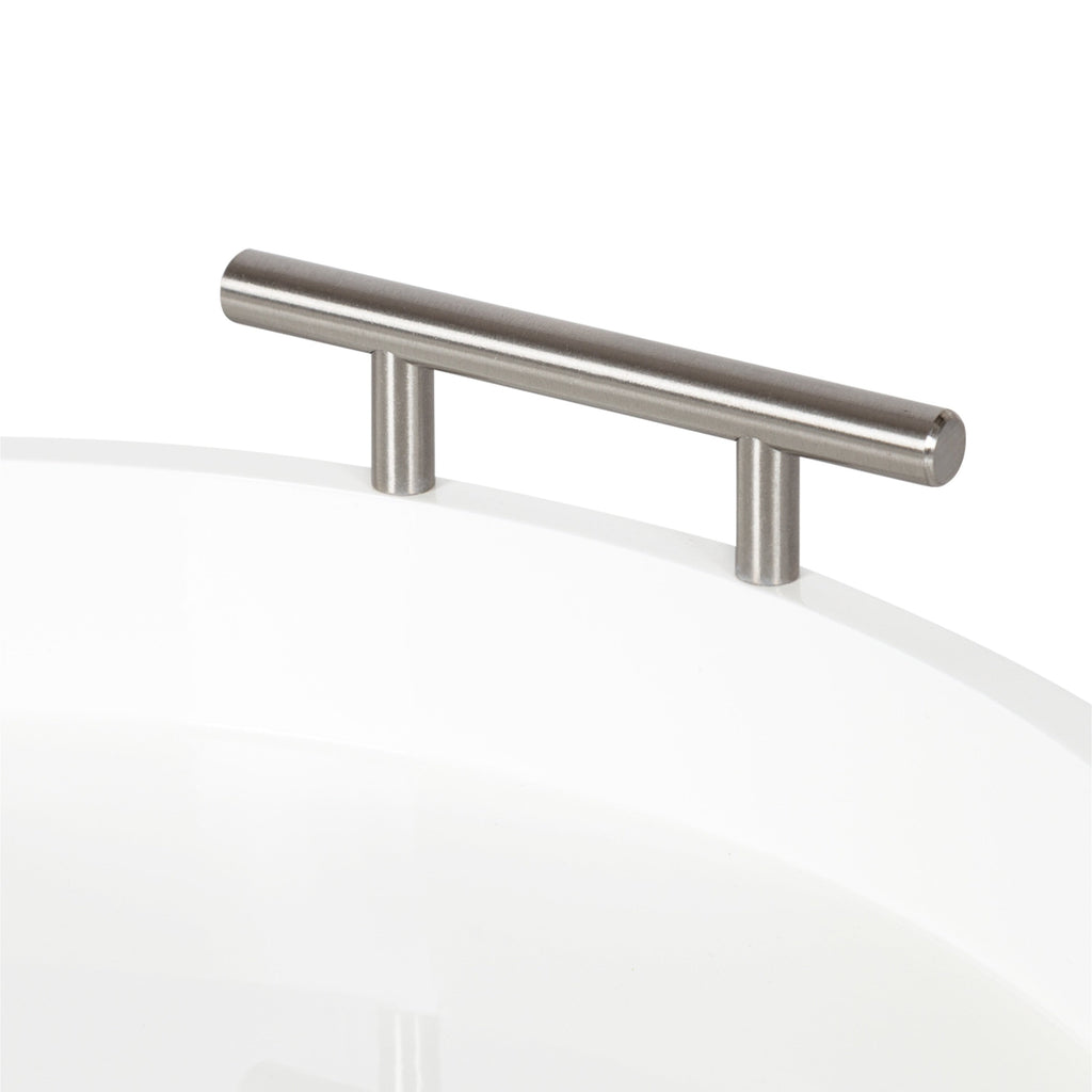 Plateau décoratif rond Kate et Laurel Lipton avec poignées en métal