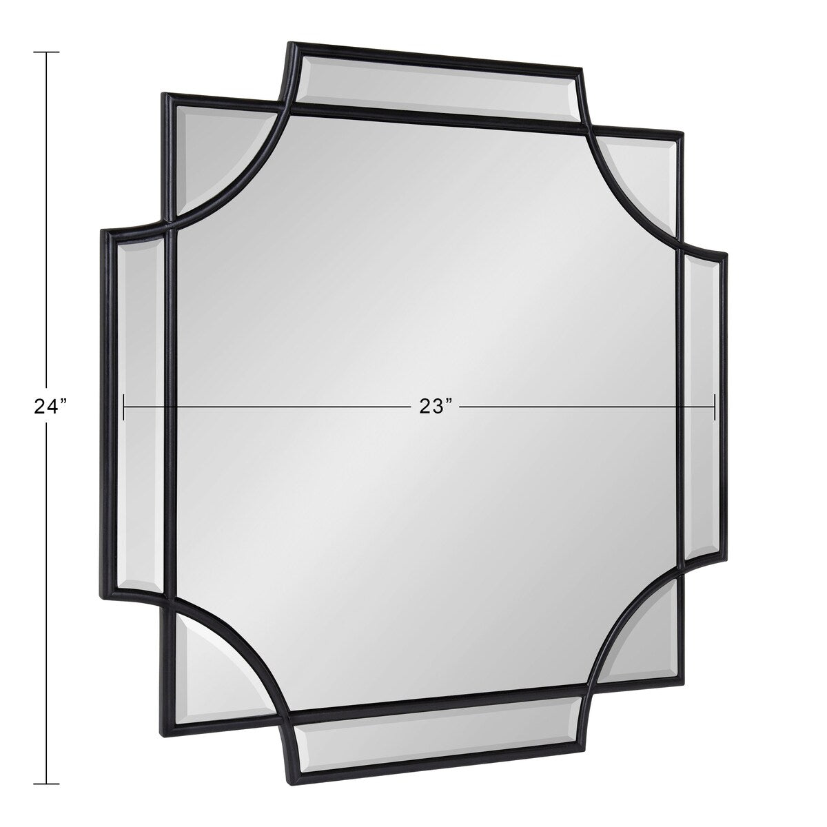 Miroir mural décoratif traditionnel encadré Kate et Laurel Minuette