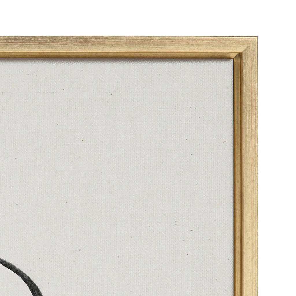 Kate et Laurel Sylvie Modern Circles Ensemble de toiles encadrées par Teju Reval