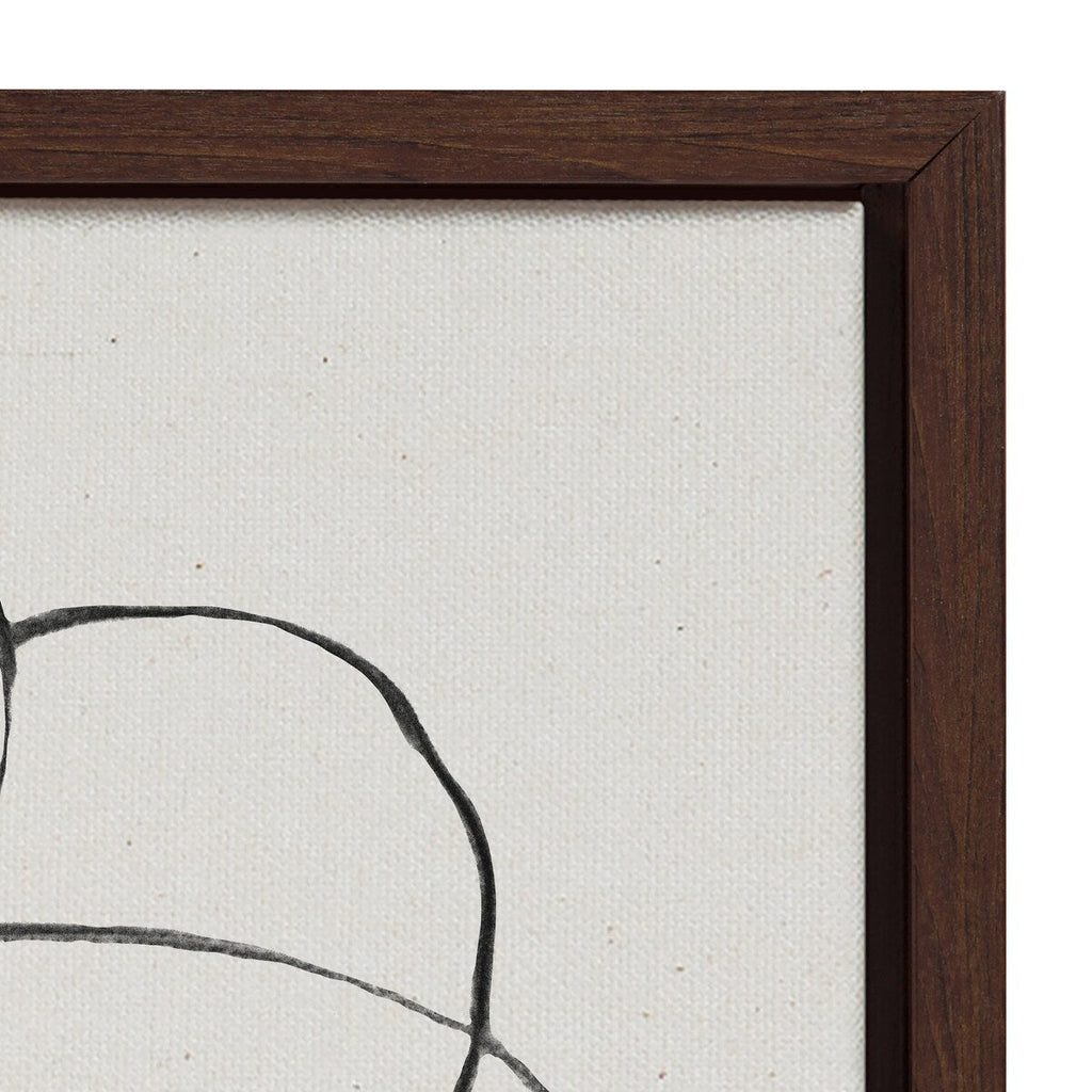 Kate et Laurel Sylvie Modern Circles Ensemble de toiles encadrées par Teju Reval