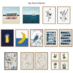 Kate et Laurel Sylvie Modern Circles Ensemble de toiles encadrées par Teju Reval