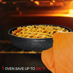 Batterie de cuisine antiadhésive pour induction Kitchen Academy 12/30 pièces