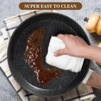 Batterie de cuisine antiadhésive pour induction Kitchen Academy 12/30 pièces