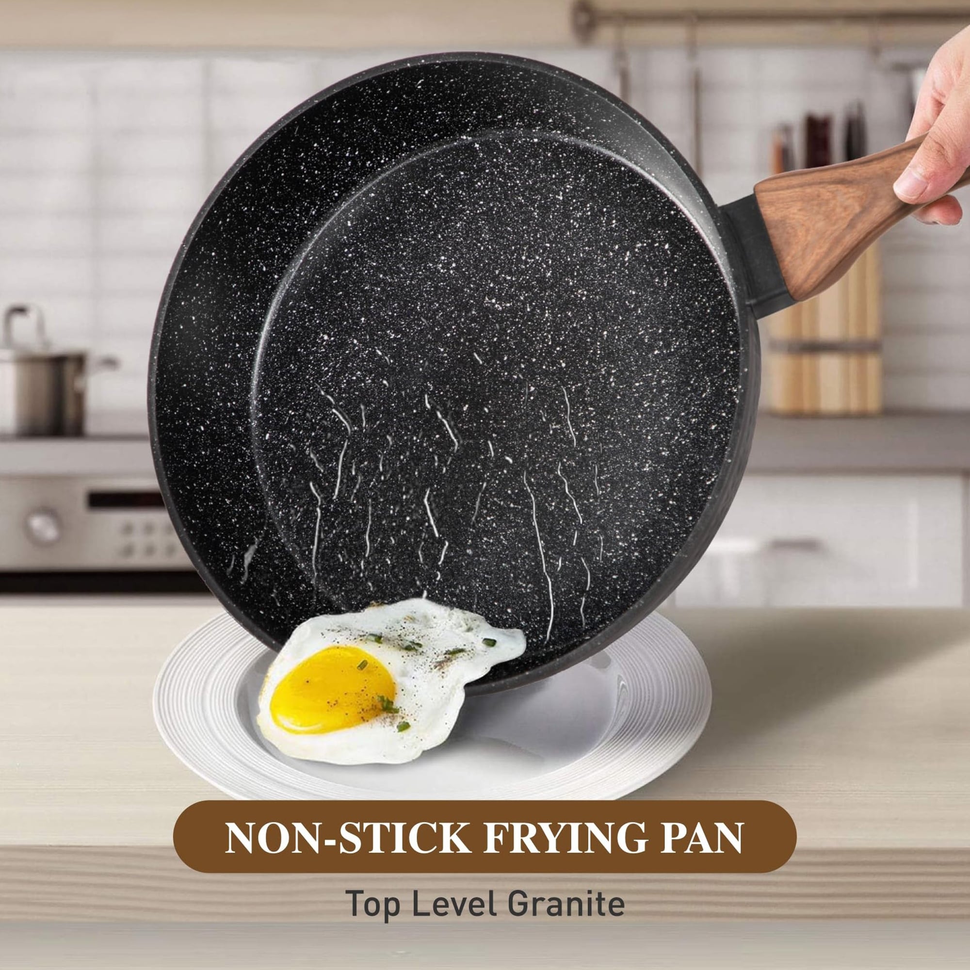 Batterie de cuisine antiadhésive pour induction Kitchen Academy 12/30 pièces