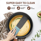 Batterie de cuisine antiadhésive pour induction Kitchen Academy 12/30 pièces