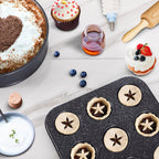 Batterie de cuisine antiadhésive pour induction Kitchen Academy 12/30 pièces