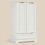 Armoire de rangement pour cuisine, garde-manger, armoire de rangement de salle de bain indépendante avec 2 portes et tiroirs