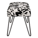 Banc capitonné en velours Klaus par iNSPIRE Q Bold