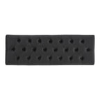 Banc capitonné en velours Klaus par iNSPIRE Q Bold