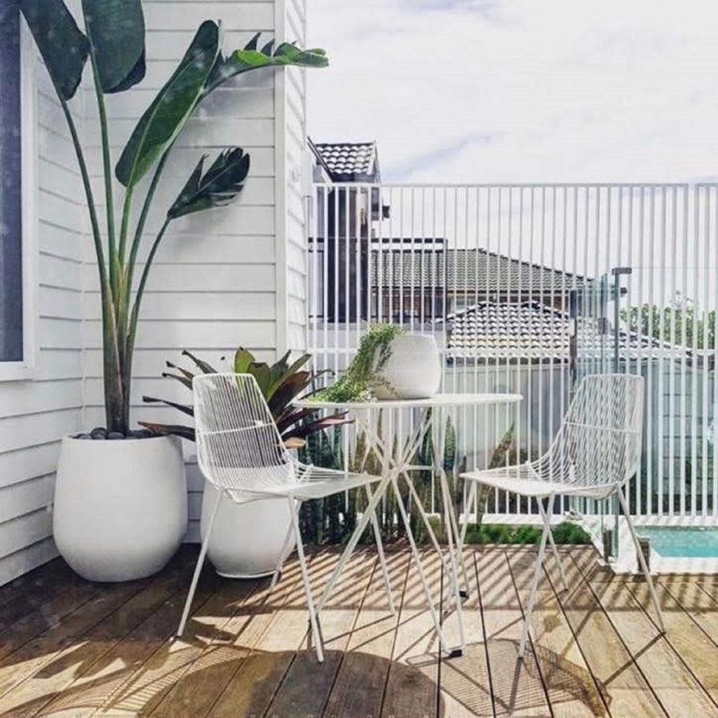 Jardinière conique en fibre de verre DreamPatio La Mirada, 1 pièce, pour intérieur/extérieur