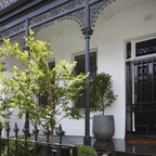 Jardinière conique en fibre de verre DreamPatio La Mirada, 1 pièce, pour intérieur/extérieur