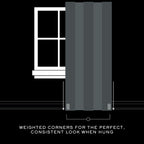 Panneau de rideau simple occultant à languette arrière/passe-tringle Lauren Ralph Lauren Waller