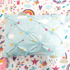 Ensemble de courtepointe à motif licorne/cœur Marguerite Porch &amp; Den