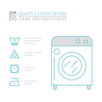 Ensemble de courtepointe à motif licorne/cœur Marguerite Porch &amp; Den