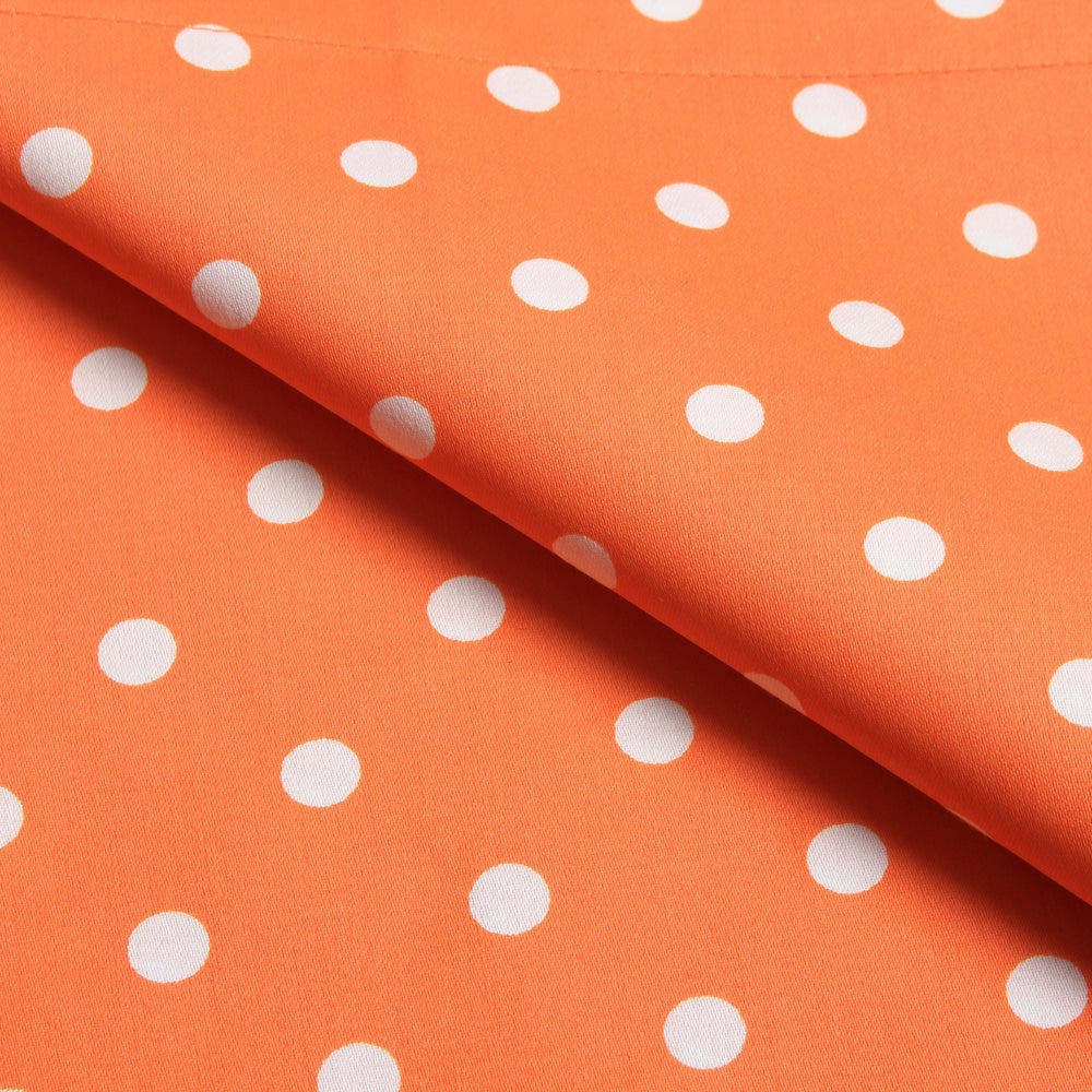 Parure de lit en mélange de coton à pois 600 fils au pouce carré de qualité supérieure