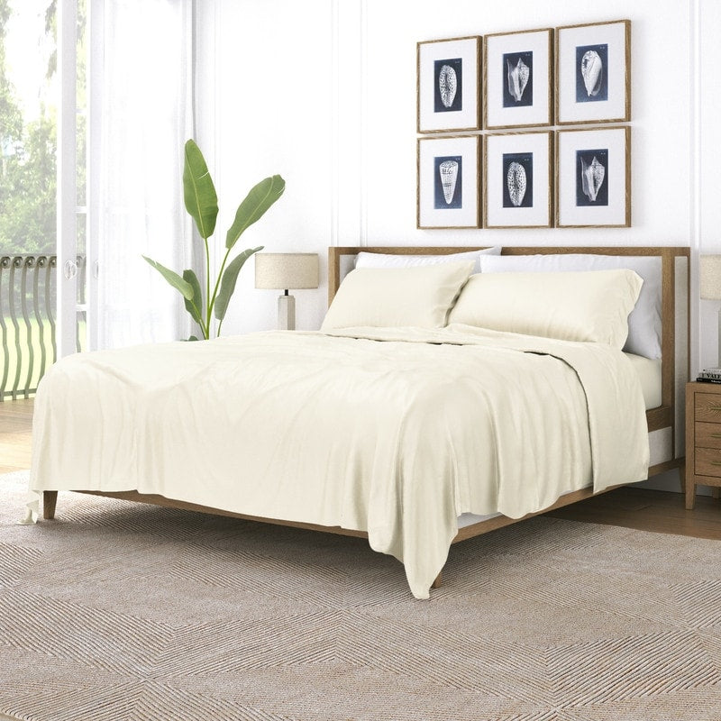 Parure de draps de luxe en rayonne de bambou Becky Cameron