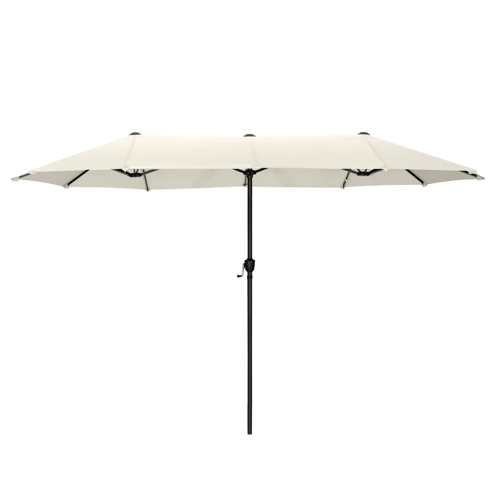 Parasol de patio double face MAISON ARTS de 13 pieds extra large avec manivelle