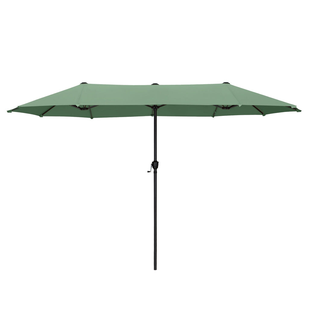Parasol de patio double face MAISON ARTS de 13 pieds extra large avec manivelle