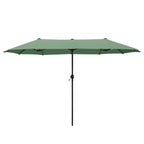 Parasol de patio double face MAISON ARTS de 13 pieds extra large avec manivelle