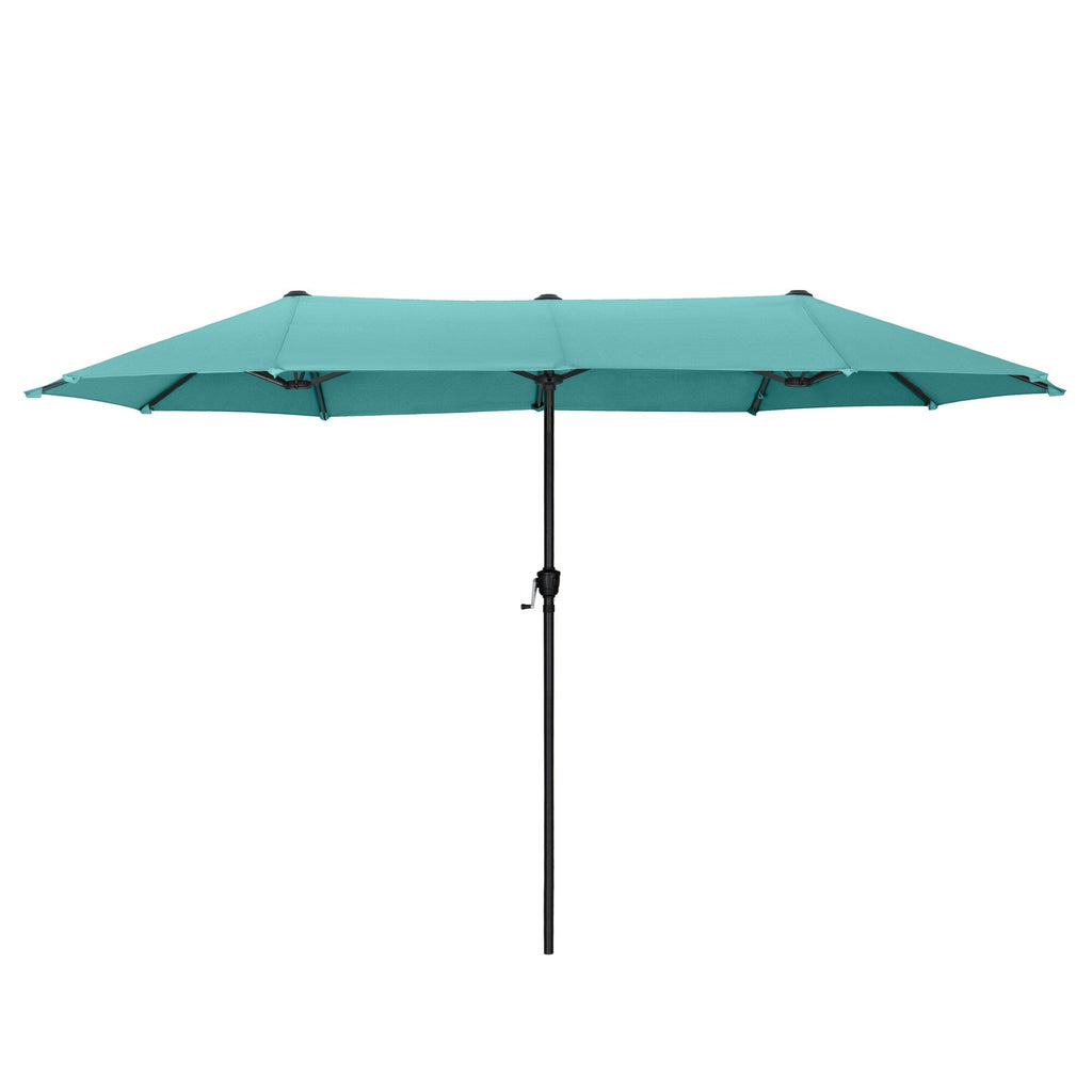 Parasol de patio double face MAISON ARTS de 13 pieds extra large avec manivelle