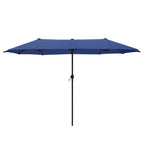 Parasol de patio double face MAISON ARTS de 13 pieds extra large avec manivelle