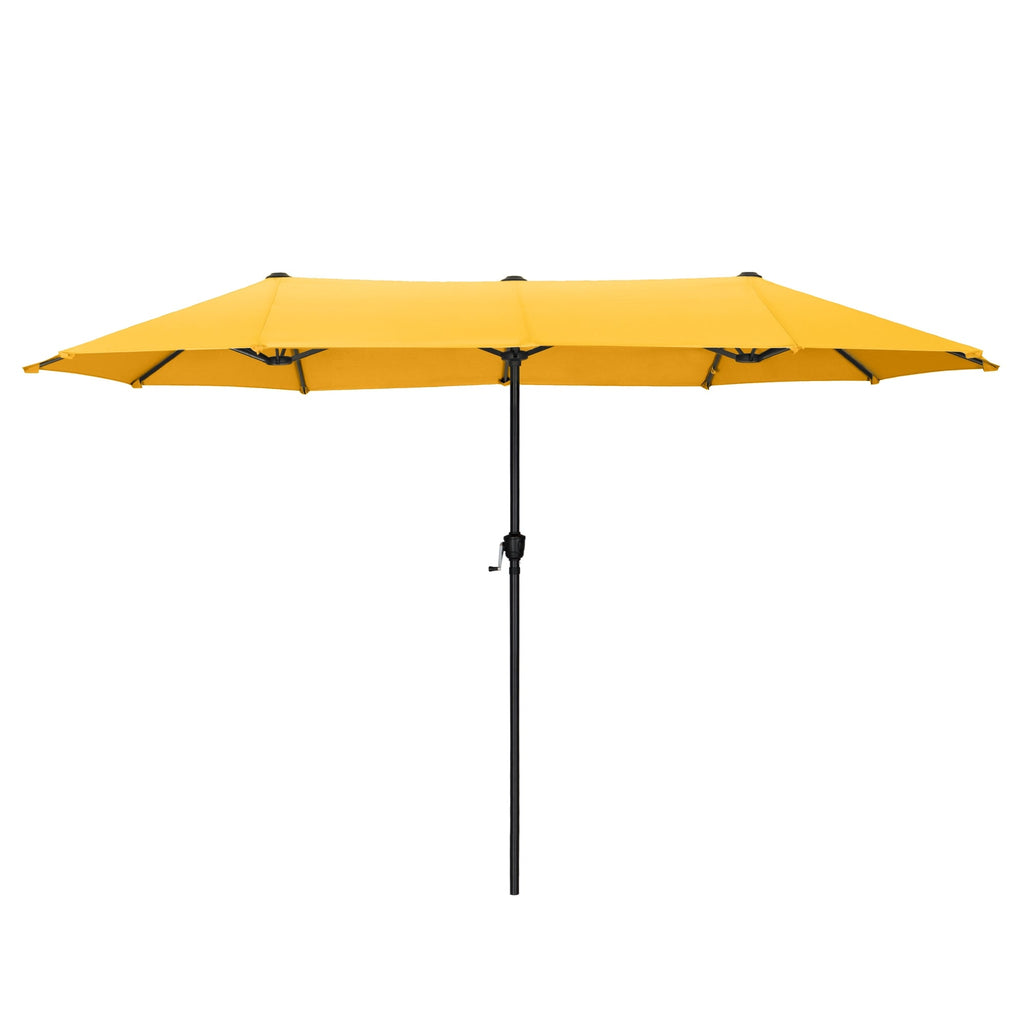 Parasol de patio double face MAISON ARTS de 13 pieds extra large avec manivelle