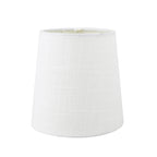 Abat-jour de lustre à pince en lin MERIVILLE, 4 pouces x 5 pouces x 5 pouces