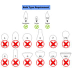 Abat-jour de lustre à pince en lin MERIVILLE, 4 pouces x 5 pouces x 5 pouces