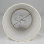 Abat-jour de lustre à pince en lin MERIVILLE, 4 pouces x 5 pouces x 5 pouces