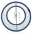 Abat-jour de lustre à pince en lin MERIVILLE, 4 pouces x 5 pouces x 5 pouces