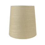 Abat-jour de lustre à pince en lin MERIVILLE, 4 pouces x 5 pouces x 5 pouces