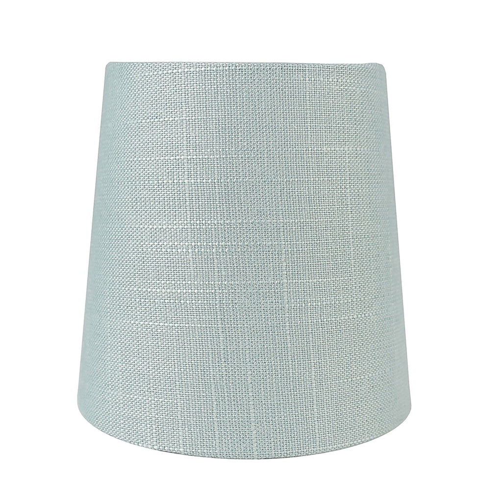Abat-jour de lustre à pince en lin MERIVILLE, 4 pouces x 5 pouces x 5 pouces