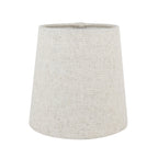 Abat-jour de lustre à pince en lin MERIVILLE, 4 pouces x 5 pouces x 5 pouces