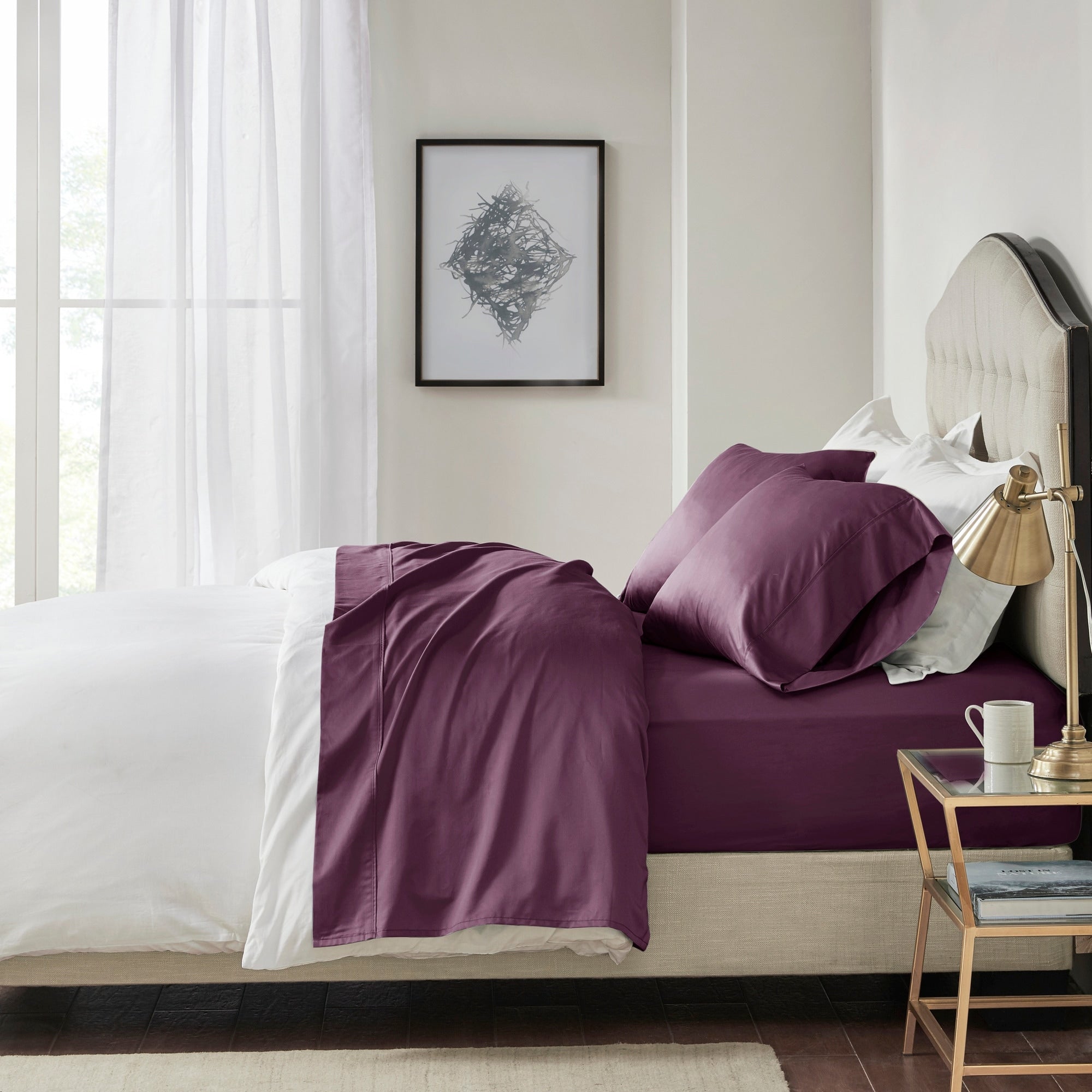 Parure de draps Madison Park en coton Pima 600 fils