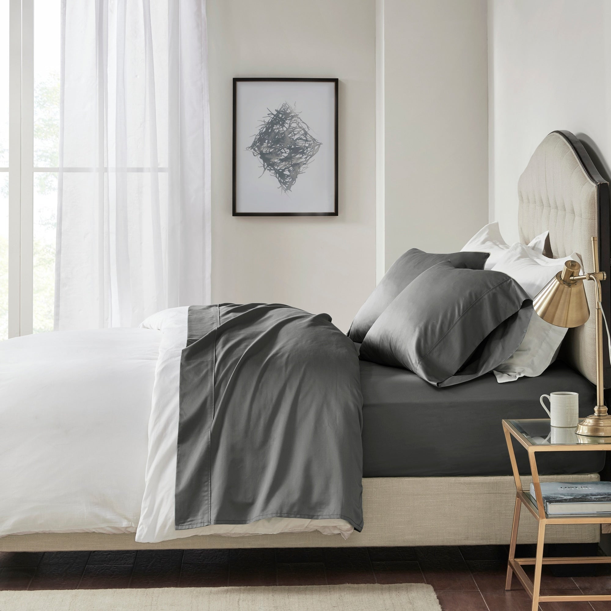 Parure de draps Madison Park en coton Pima 600 fils