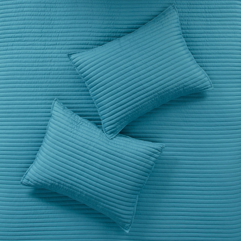 Collection de couettes et de courtepointes en seersucker imprimé Madison Park Anchorage, 8 pièces