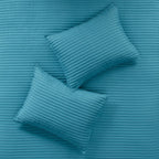 Collection de couettes et de courtepointes en seersucker imprimé Madison Park Anchorage, 8 pièces