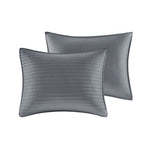 Collection de couettes et de courtepointes en seersucker imprimé Madison Park Anchorage, 8 pièces