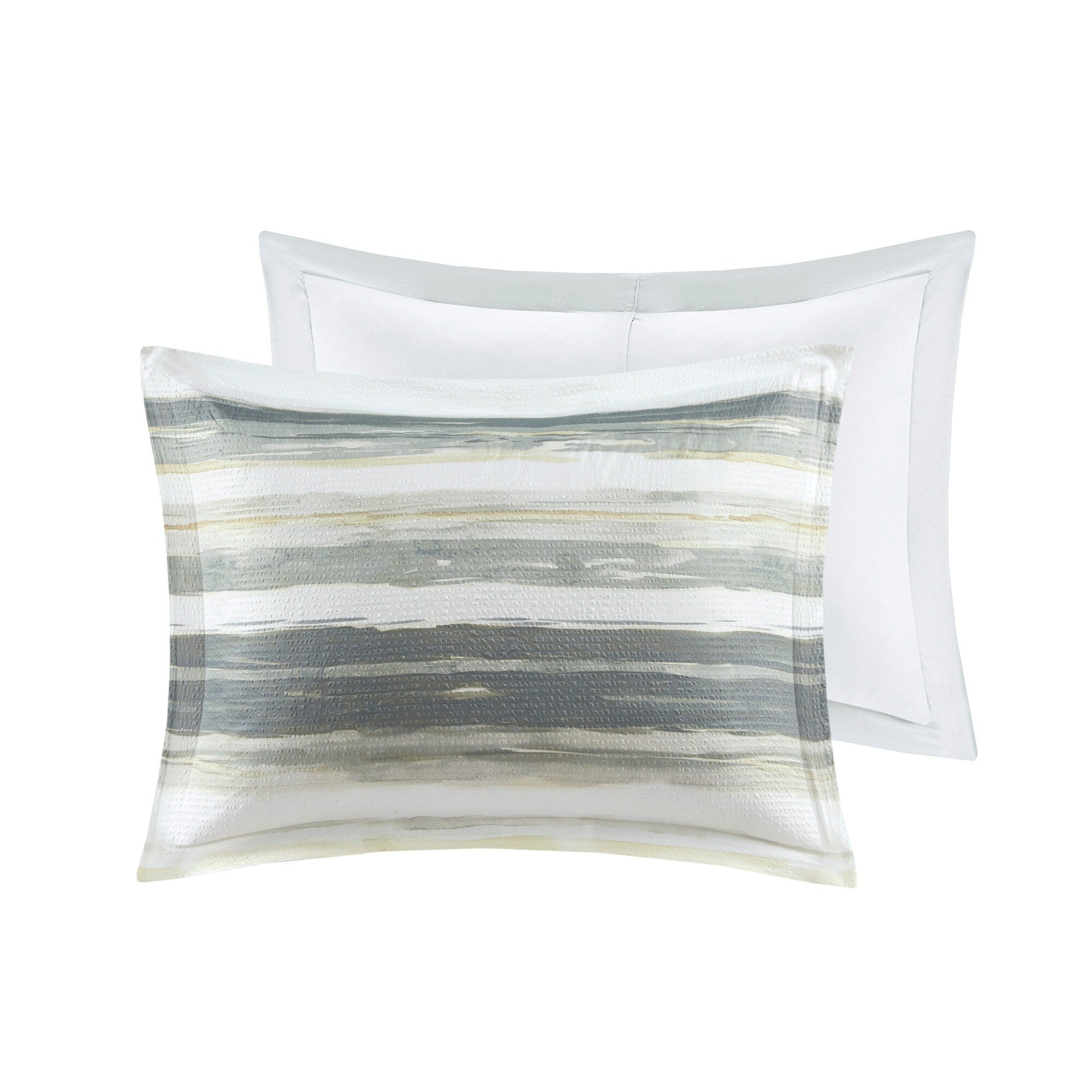 Collection de couettes et de courtepointes en seersucker imprimé Madison Park Anchorage, 8 pièces