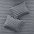 Collection de couettes et de courtepointes en seersucker imprimé Madison Park Anchorage, 8 pièces