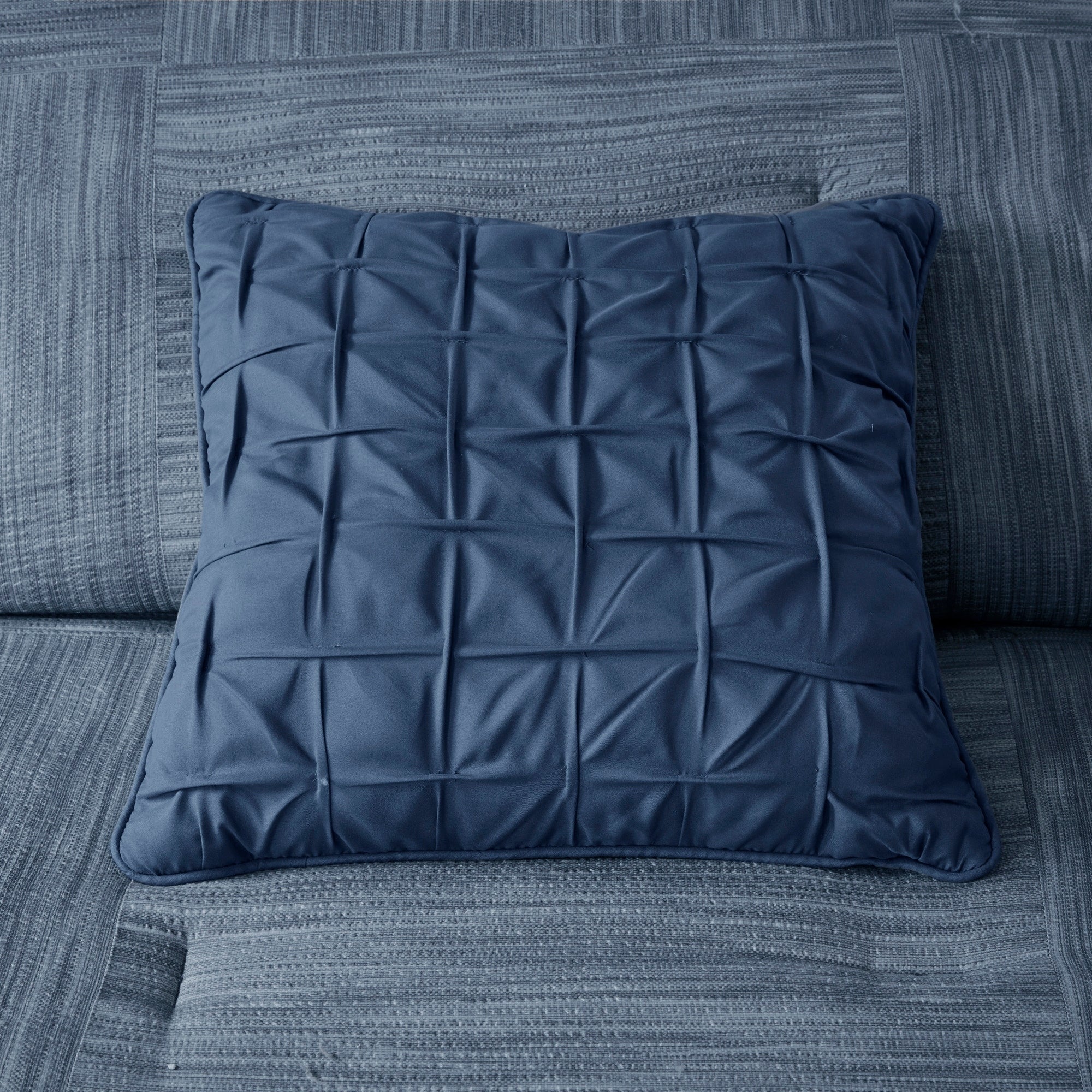 Ensemble de couette en seersucker imprimé Madison Park Clayton 7 pièces