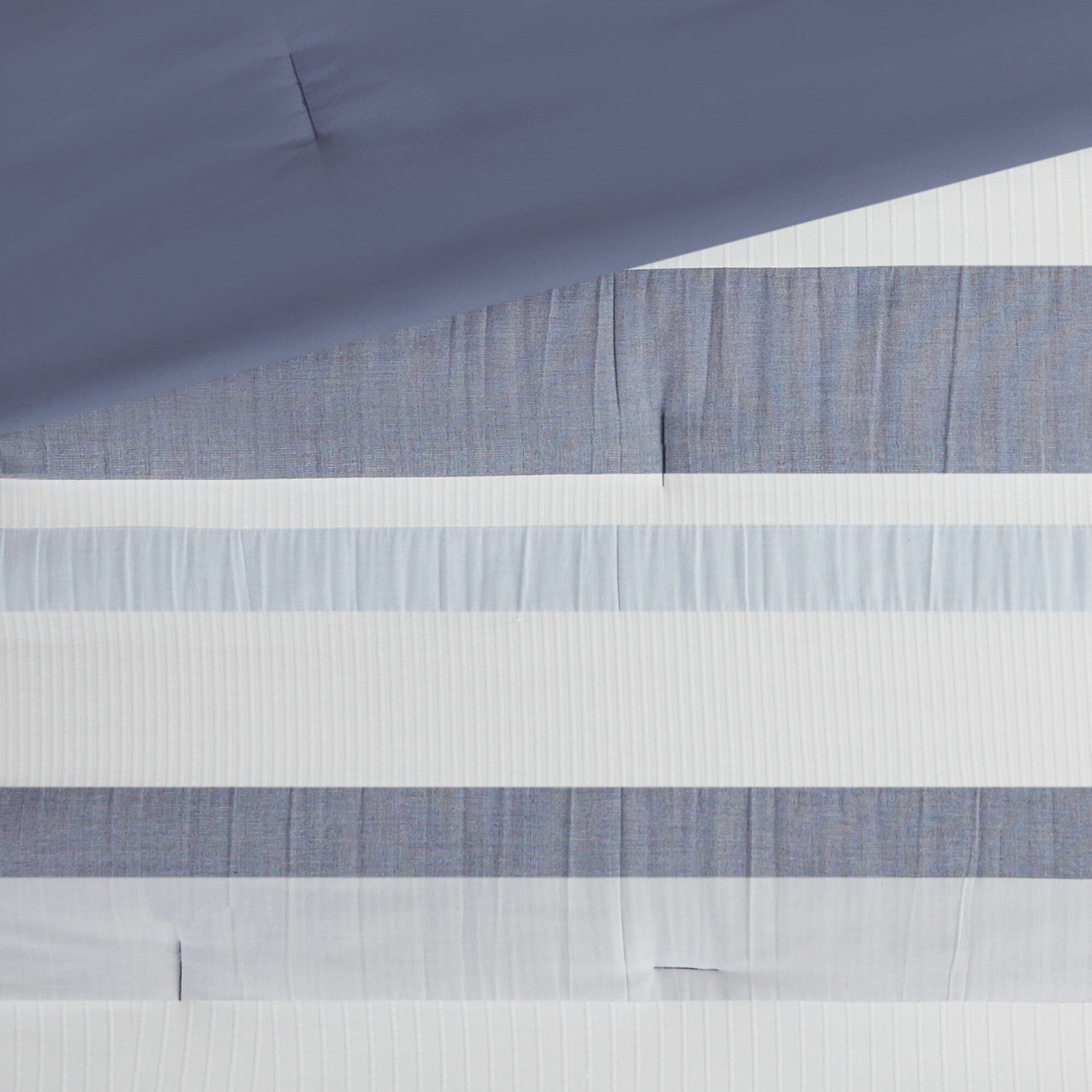 Parure de lit Madison Park Levi's bleu/naturel 5 pièces en jacquard