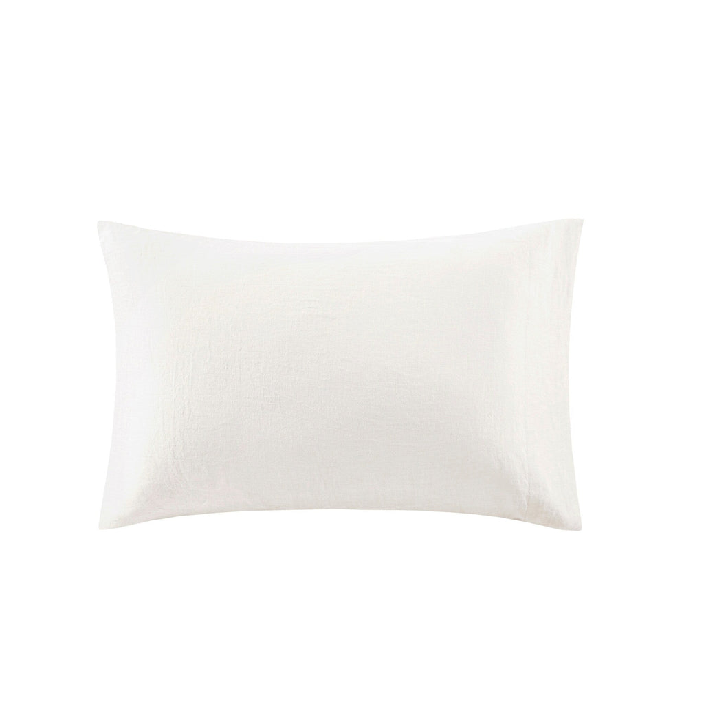 Ensemble de draps Madison Park en lin mélangé 4 pièces